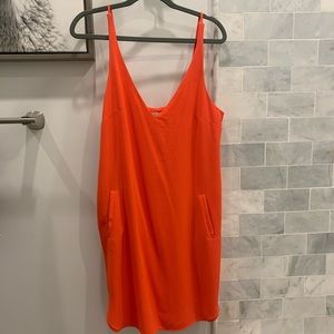 WAYF Pink Strappy Dress